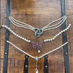 Three strand Heidi Daus necklace